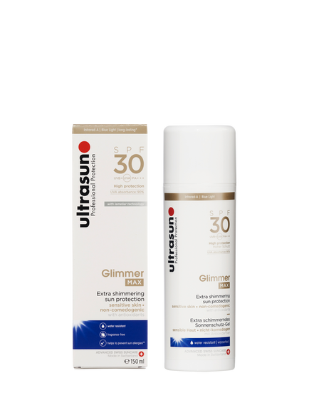 Ultrasun Glimmer MAX SPF 30 Sun Cream, 150ml, 