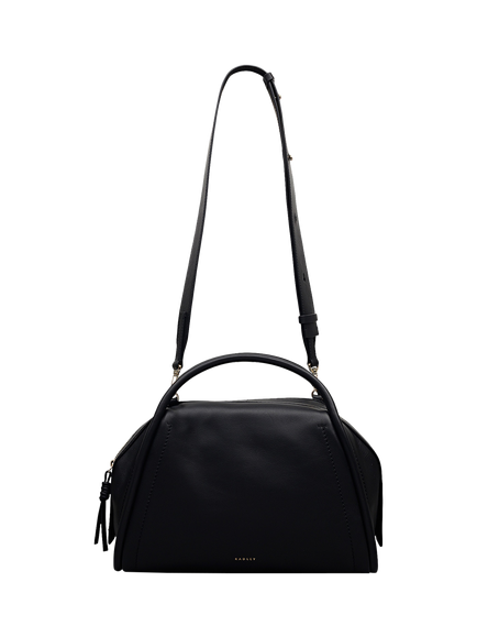 Radley The Golborne Leather Medium Grab Bag, Black