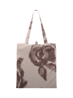Radley Floral Responsible Foldaway Bag, Salt - view 2, Salt