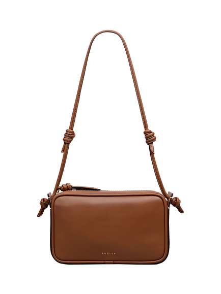 Radley The Camden Leather Small Shoulder Bag, Cognac