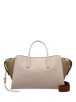 Radley The Romilly Leather Large Grab Bag, Salt, Salt