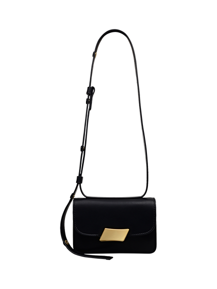Radley The Belsize Leather Small Crossbody Bag, Black