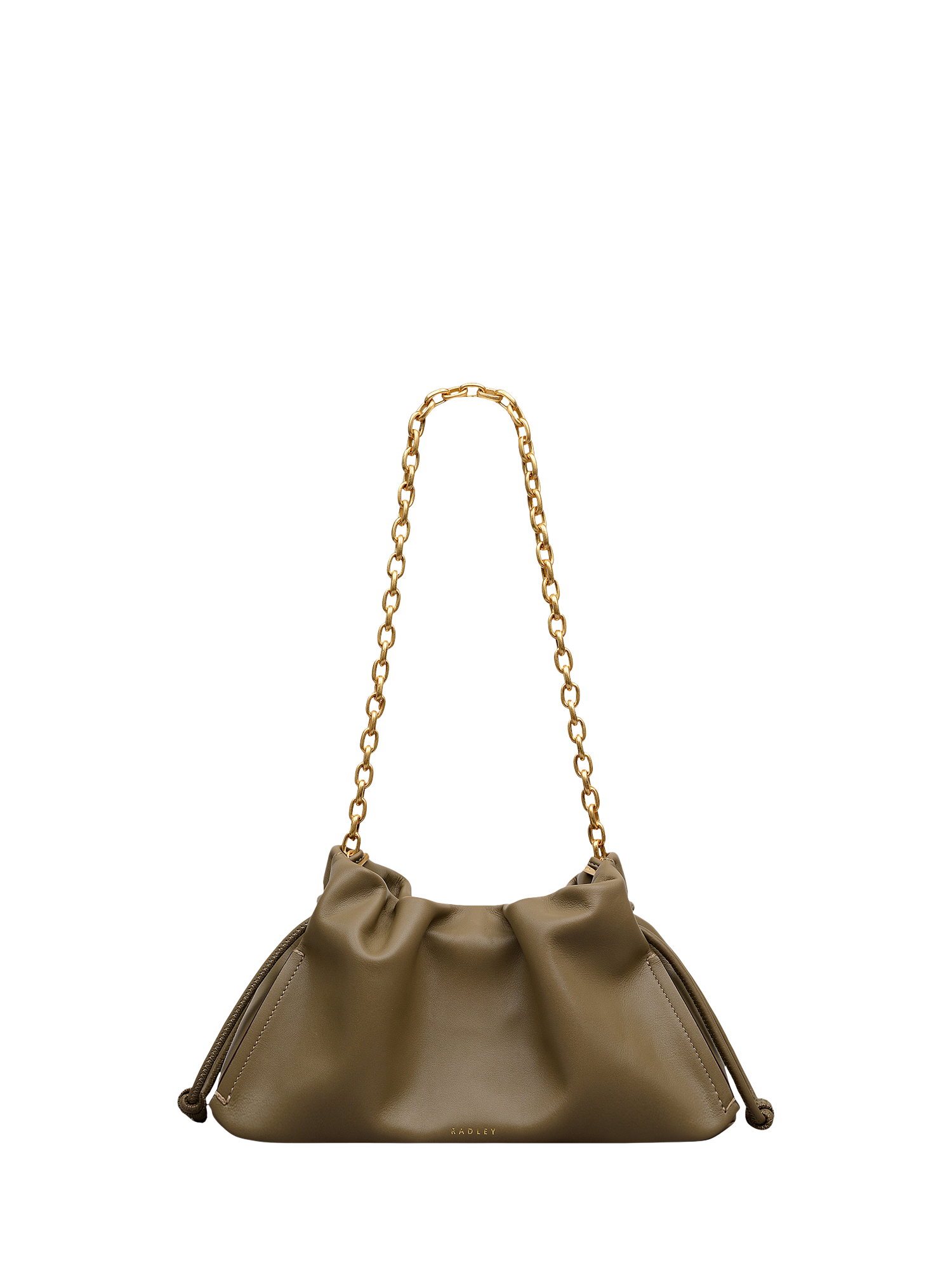 Radley The Roxburgh Leather Chain Clutch Bag, Acorn