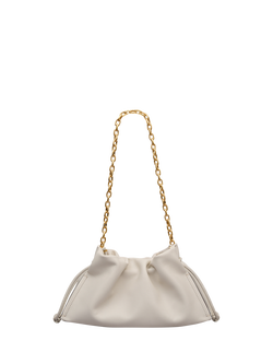 Radley The Roxburgh Leather Chain Clutch Bag, Salt