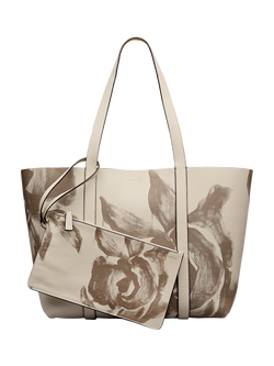 Radley Hanbury Row Reversible Leather Tote Bag, Salt, Salt