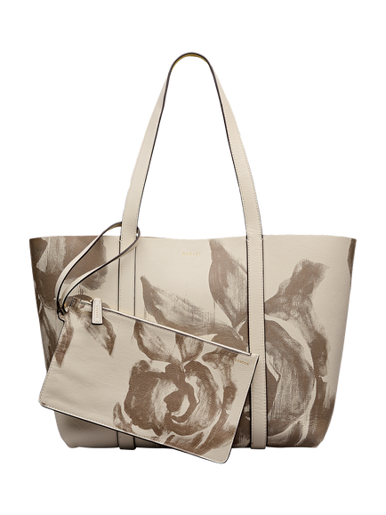 Radley Hanbury Row Reversible Leather Tote Bag, Salt, Salt