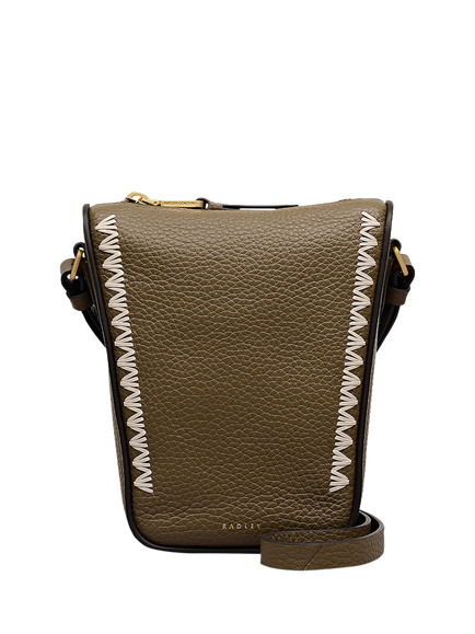 Radley Oak Street Phone Cross Body Bag, Brown, Acorn