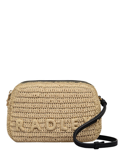 Radley Dukes Place Raffia Cross Body Bag, Natural, Natural