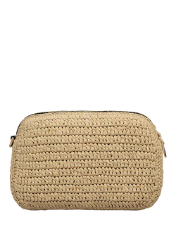 Radley Dukes Place Raffia Cross Body Bag, Natural - view 2, Natural