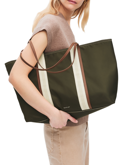 Radley Halley Row Tote Bag, Olive - view 2, Olive
