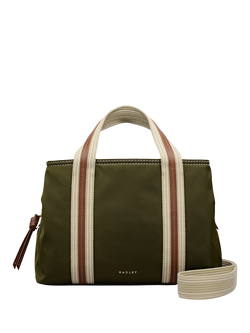 Radley Halley Row Grab Bag, Olive, Olive