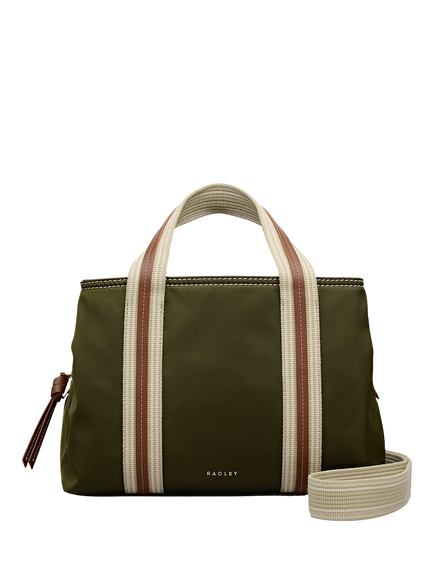 Radley Halley Row Grab Bag, Olive, Olive