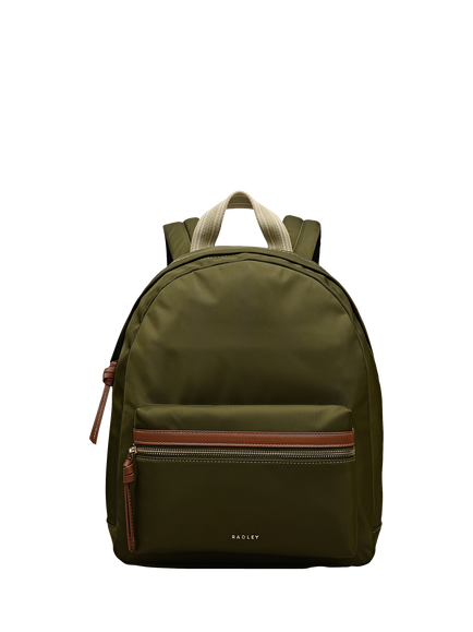 Radley Halley Row Backpack, Olive, Olive