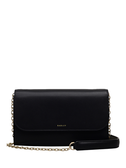 Radley Lynton Road Leather Phone Crossbody Bag, Black