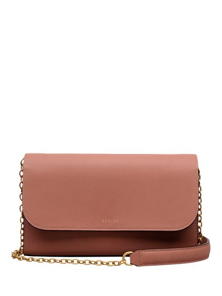Radley Lynton Road Leather Phone Crossbody Bag, Carnation