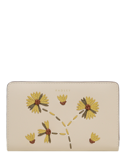 Radley Picton Place Leather Medium Purse, Salt