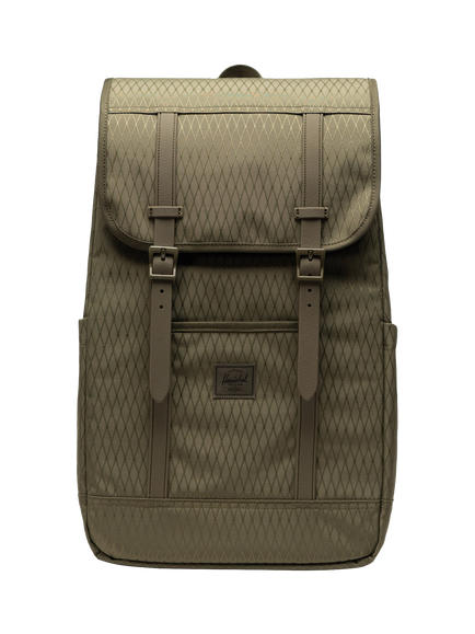 Herschel Supply Co. Retreat Backpack, 23L, Ivy Green Diamond, Ivy Green Diamond