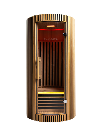 Flowlife Flowsauna Elite Solo - Infrared Recovery Cabin, Natural
