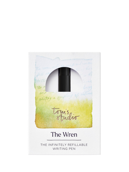 Tom's Studio The Wren Refillable Writing Pen, Matte Black - view 2, Matte Black