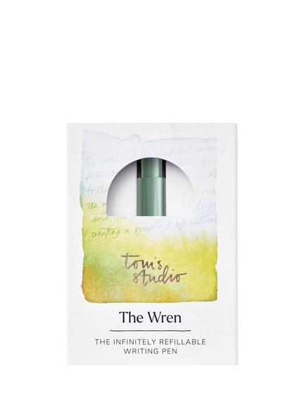 Tom's Studio The Wren Refillable Writing Pen, Sage - view 2, Sage
