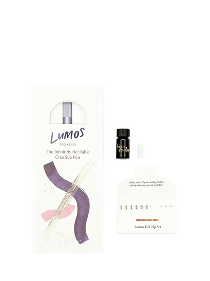 Tom's Studio Lumos Refillable Creative Pen, Lilac - view 2, Lilac