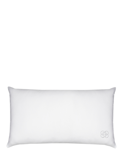 Gingerlily Silk Blend King Pillow, White, White
