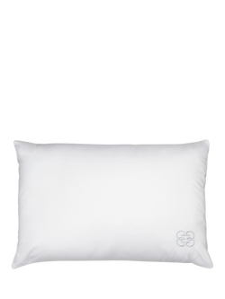Gingerlily Silk Blend Standard Pillow, White, White