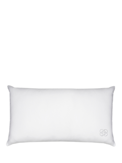 Gingerlily Silk King Pillow, White, White