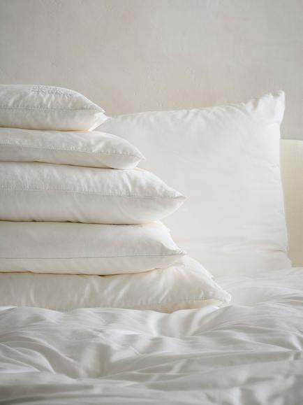 Gingerlily Silk King Pillow, White - view 2, White
