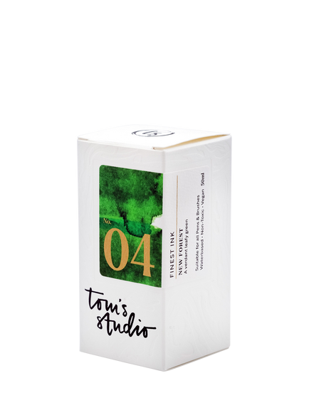 Tom's Studio Fountain Pen Ink, New Forest Green - view 2, New Forest Green