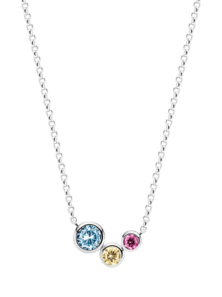 Sif Jakobs Jewellery Sardinien Tre Necklace, Silver, Silver