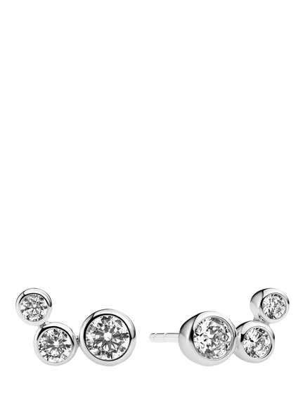 Sif Jakobs Jewellery Sardinien Tre Earrings - view 2, Silver