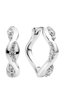 Sif Jakobs Jewellery Ellera Waves Altro Earrings, Silver