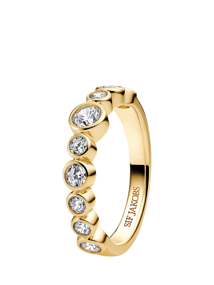 Sif Jakobs Jewellery Sardinien Crystal Ring, Gold, R, Gold