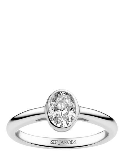 Sif Jakobs Jewellery Sardinien Ovale Piccolo, Silver, P, Silver