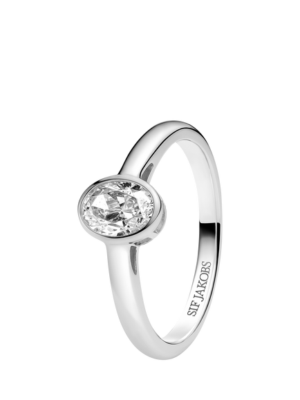 Sif Jakobs Jewellery Sardinien Ovale Piccolo, Silver, P - view 2, Silver