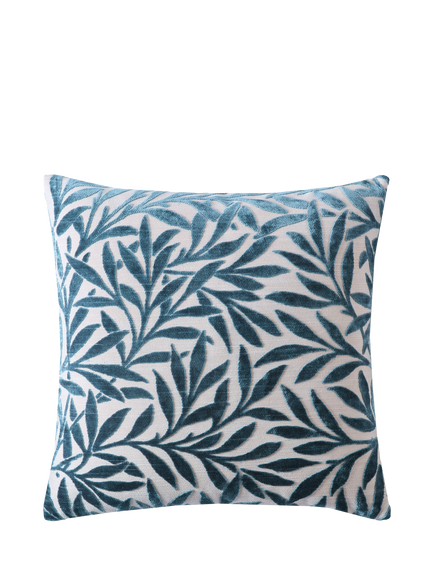 William Morris At Home Willow Cushion, Blue