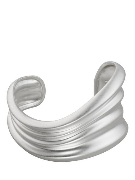 Reiss Florence Fluid Cuff Bangle, Silver
