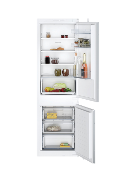 Neff OUTLET N30 KI7861SE0G Integrated 60/40 Fridge Freezer, Like New, White, White