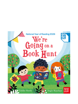 Nosy Crow Goldie Hawk 'We're Going on a Book Hunt' Kids' Book, Multi
