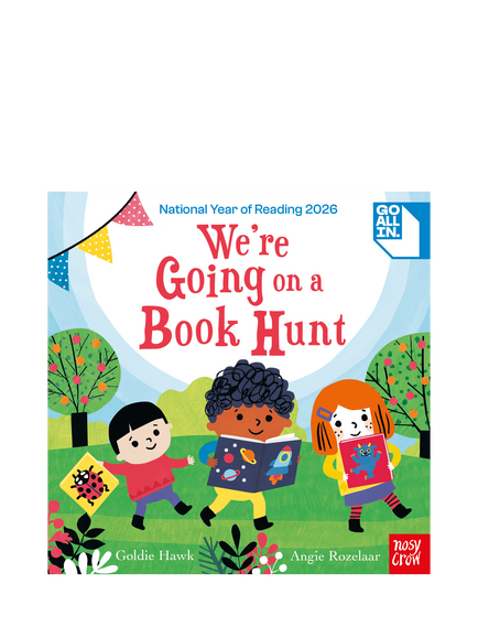 Nosy Crow Goldie Hawk 'We're Going on a Book Hunt' Kids' Book, Multi