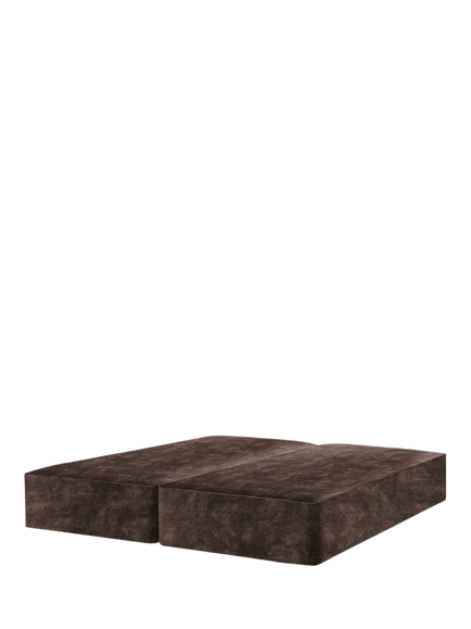 John Lewis Pocket Sprung Upholstered Divan Base, Super King Size, Velvet Espresso