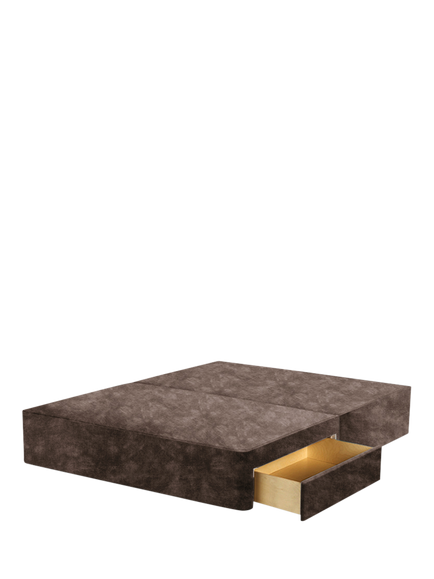 John Lewis Pocket Sprung Upholstered 2 Drawer Divan Base, King Size, Velvet Espresso