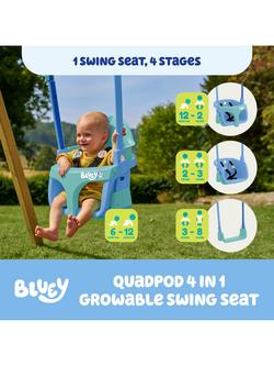 TP Toys Bluey Quadpod Growable Swing Seat - view 2, Multi