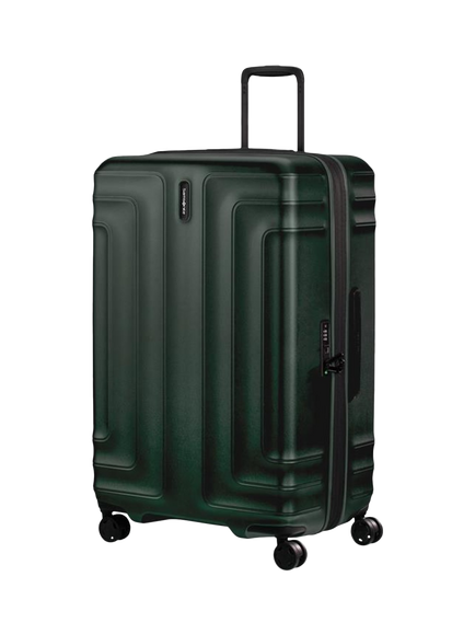 Samsonite Lin’air 67cm Expandable Double Wheel Medium Suitcase, 88L, Dark Green, Dark Green