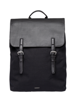 Sandqvist Everyday Lid Backpack, 20L, Black, Black