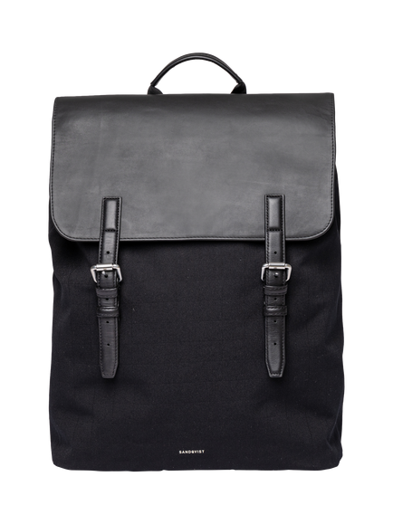 Sandqvist Everyday Lid Backpack, 20L, Black, Black