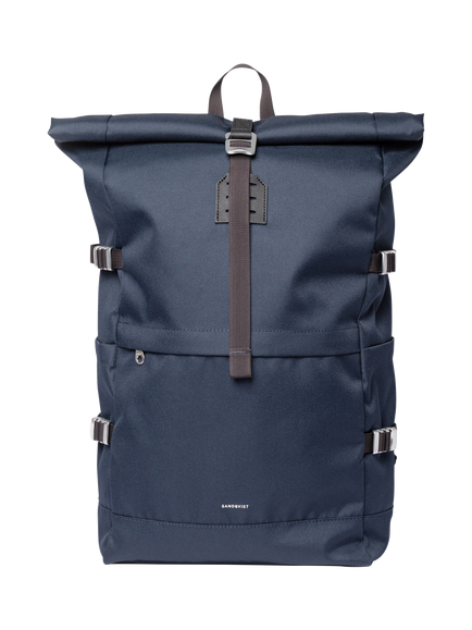 Sandqvist ICON Rolltop 16" Backpack, 26L, Navy, Navy