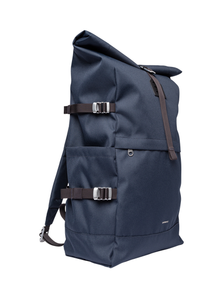 Sandqvist ICON Rolltop 16" Backpack, 26L, Navy - view 2, Navy