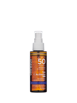 Ultrasun Body Tan Activator Spray SPF 50, 100ml, 